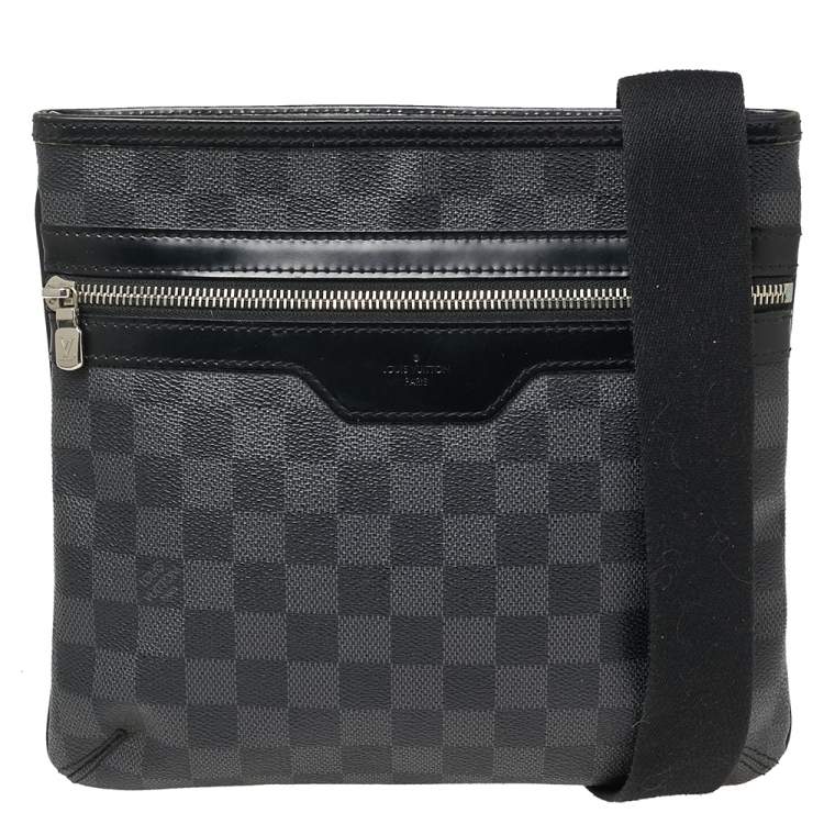 Pre Owned Louis Vuitton Damier Graphite Canvas Thomas Messenger Bag