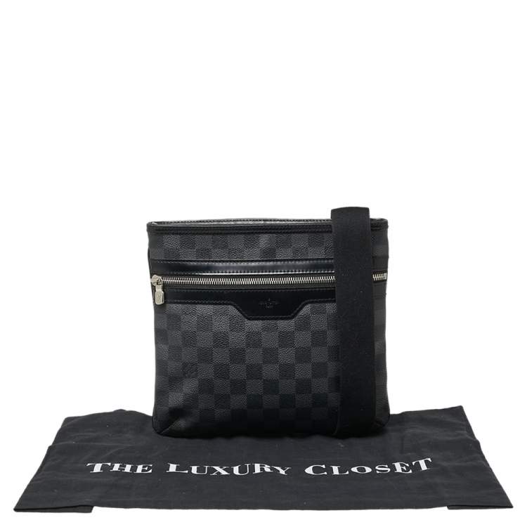 Pre Owned Louis Vuitton Damier Graphite Canvas Thomas Messenger Bag