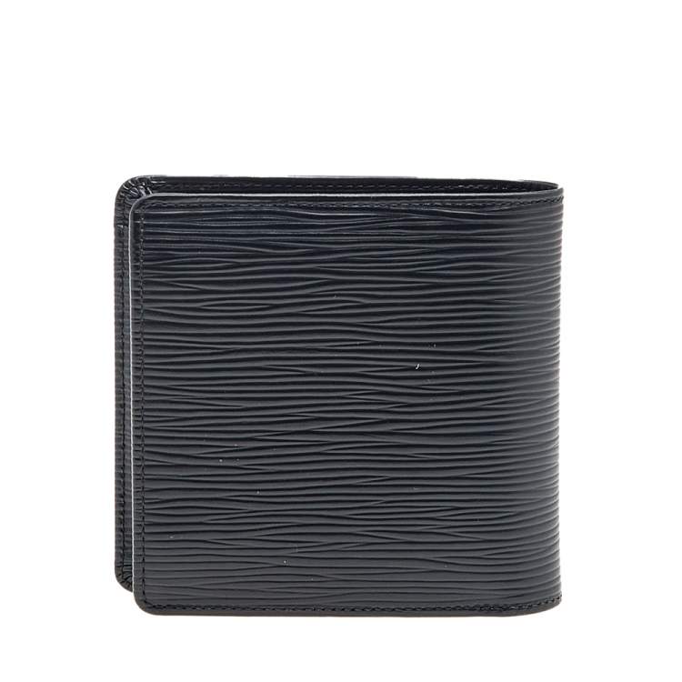 Pre Owned Louis Vuitton Black Epi Leather Slender Wallet