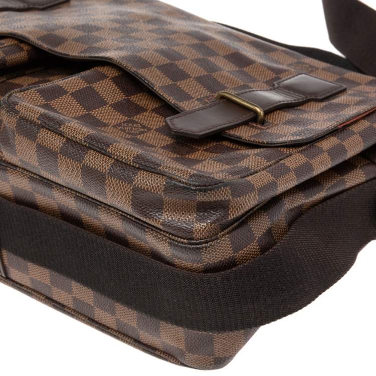 Pre Owned Louis Vuitton Damier Ebene Canvas Broadway Messenger Bag