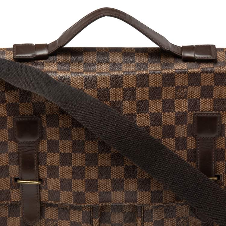 Pre Owned Louis Vuitton Damier Ebene Canvas Broadway Messenger Bag