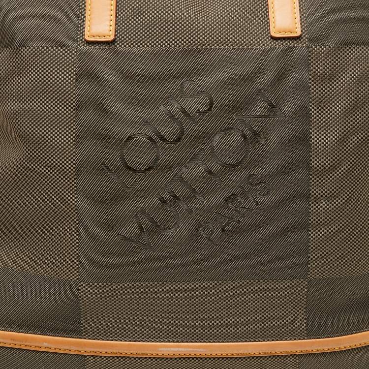 Pre Owned Louis Vuitton Terre Damier Geant Canvas Aventurier Polaire Bag 