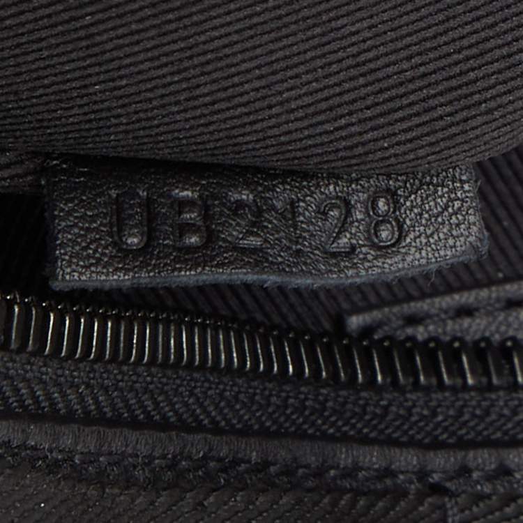 Pre Owned Louis Vuitton Black Leather Limited Edition Monogram Eclipse Glaze PM Bag