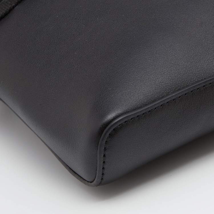 Pre Owned Louis Vuitton Black Leather Limited Edition Monogram Eclipse Glaze PM Bag