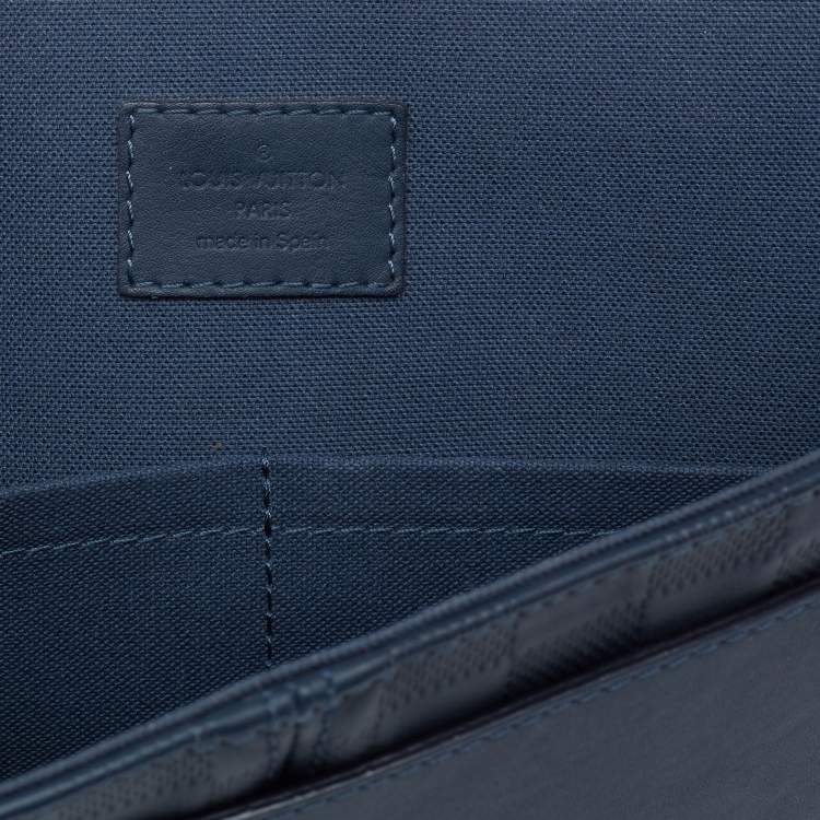 Pre Owned Louis Vuitton Cosmos Damier Infini Leather District PM Bag