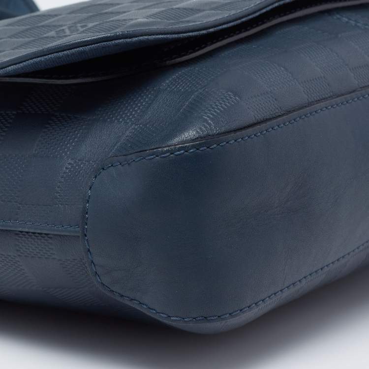 Pre Owned Louis Vuitton Cosmos Damier Infini Leather District PM Bag