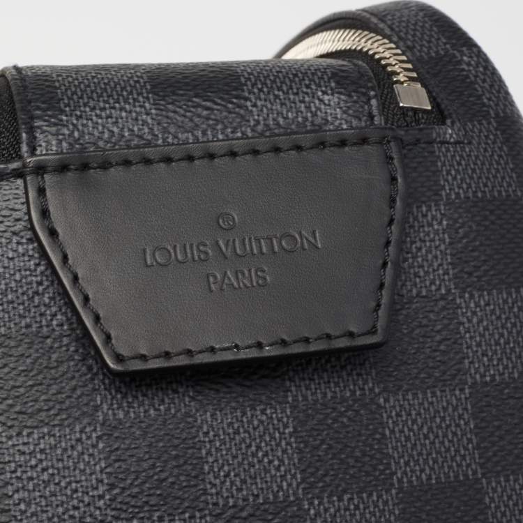 Pre Owned Louis Vuitton Damier Graphite Canvas Dopp Kit Toilet Pouch