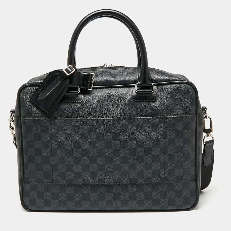 Pre Owned Louis Vuitton Damier Graphite Canvas Icare Laptop Bag