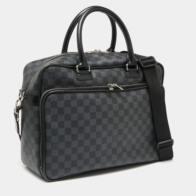 Pre Owned Louis Vuitton Damier Graphite Canvas Icare Laptop Bag