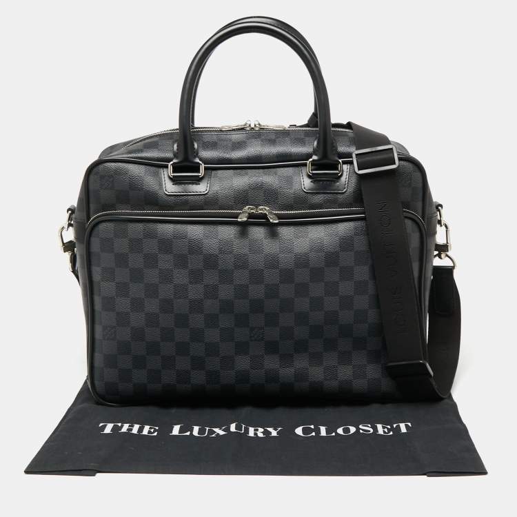 Pre Owned Louis Vuitton Damier Graphite Canvas Icare Laptop Bag