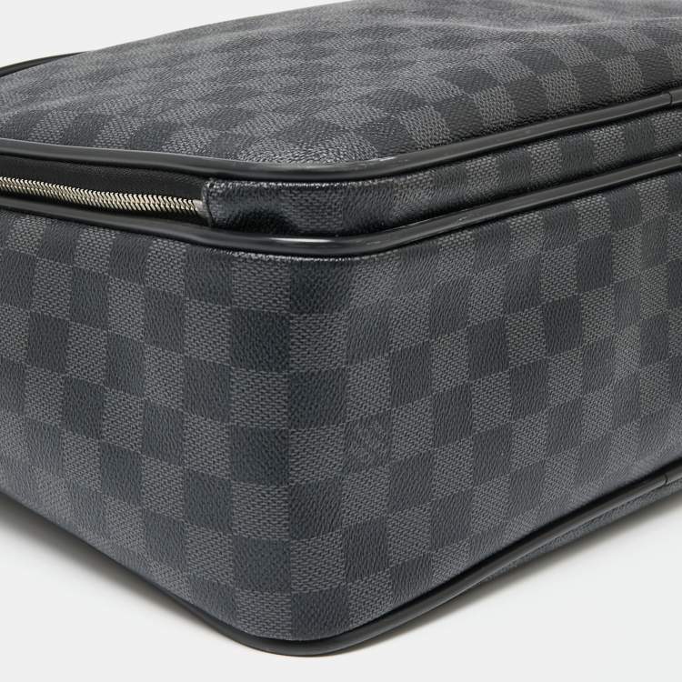 Pre Owned Louis Vuitton Damier Graphite Canvas Icare Laptop Bag