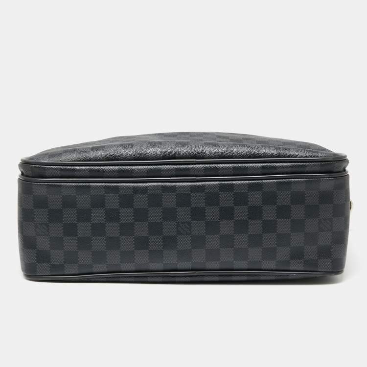 Pre Owned Louis Vuitton Damier Graphite Canvas Icare Laptop Bag