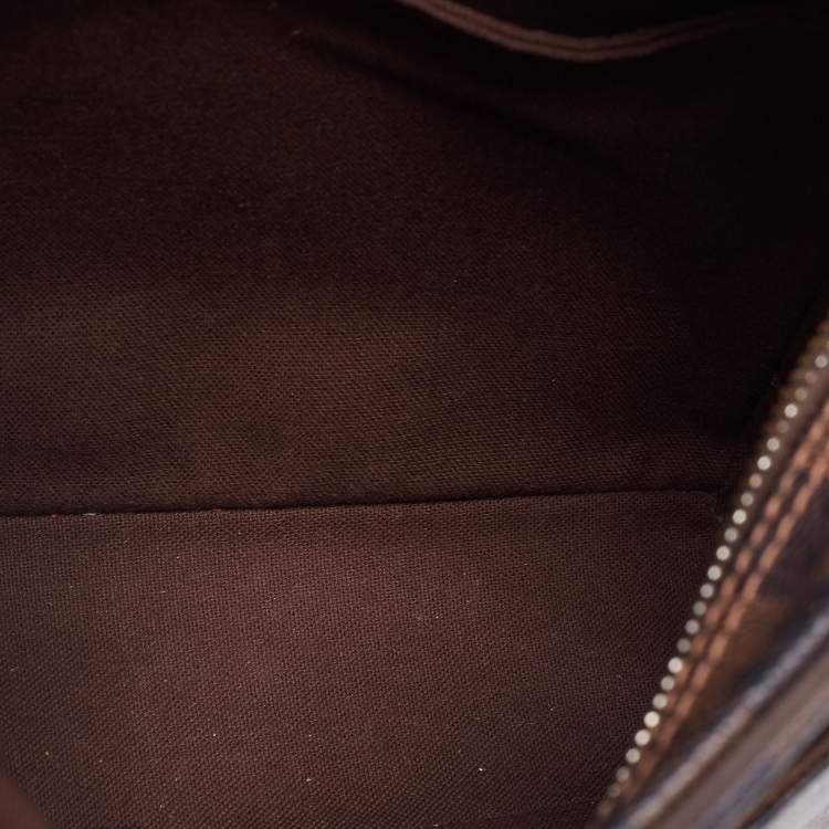 Pre Owned Louis Vuitton Damier Ebene Canvas Olav Messenger PM Bag