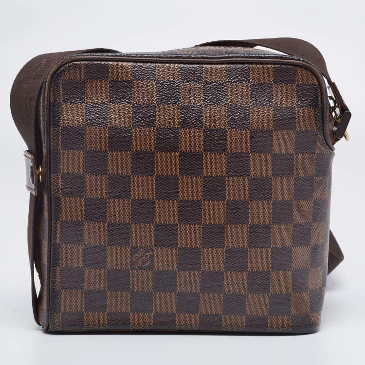 Pre Owned Louis Vuitton Damier Ebene Canvas Olav Messenger PM Bag