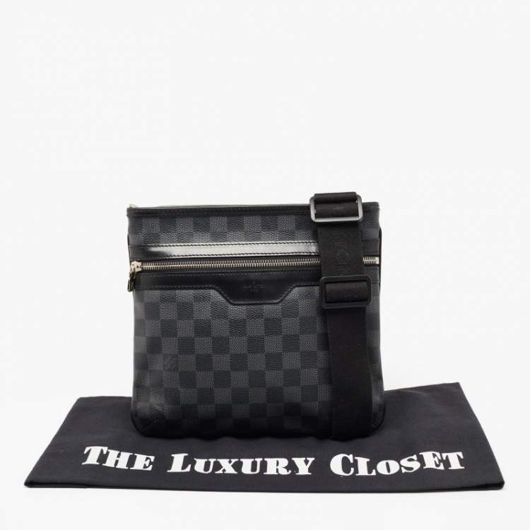 Pre Owned Louis Vuitton Damier Graphite Canvas Thomas Messenger Bag