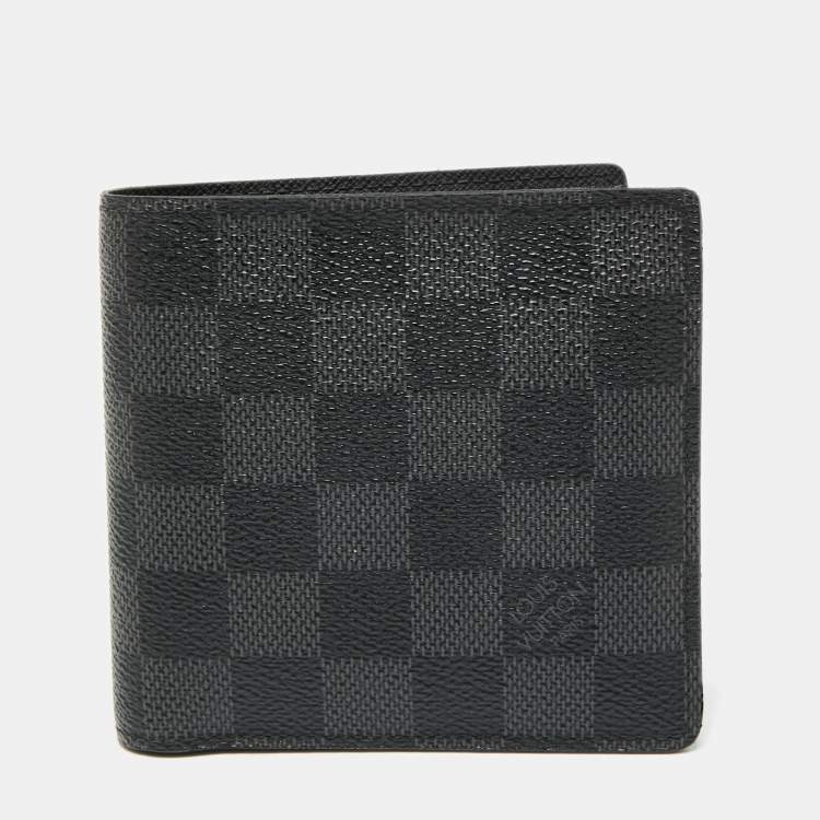 Louis Vuitton Marco Wallet Damier Graphite Black/Grey in Canvas - US