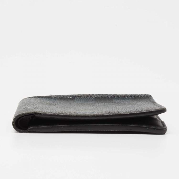 Pre Owned Louis Vuitton Damier Cobalt Canvas Multiple Wallet