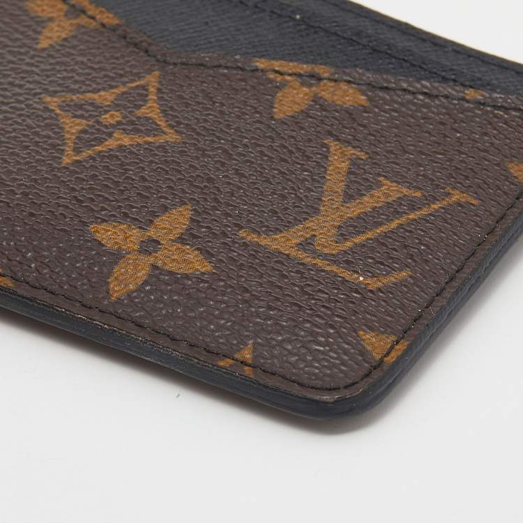 مملوكة مسبقًا Louis Vuitton Monogram Macassar Canvas Neo Porte Cartes Card Holder