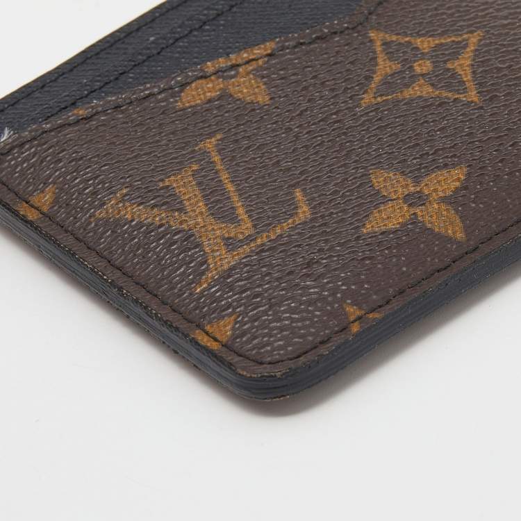 مملوكة مسبقًا Louis Vuitton Monogram Macassar Canvas Neo Porte Cartes Card Holder