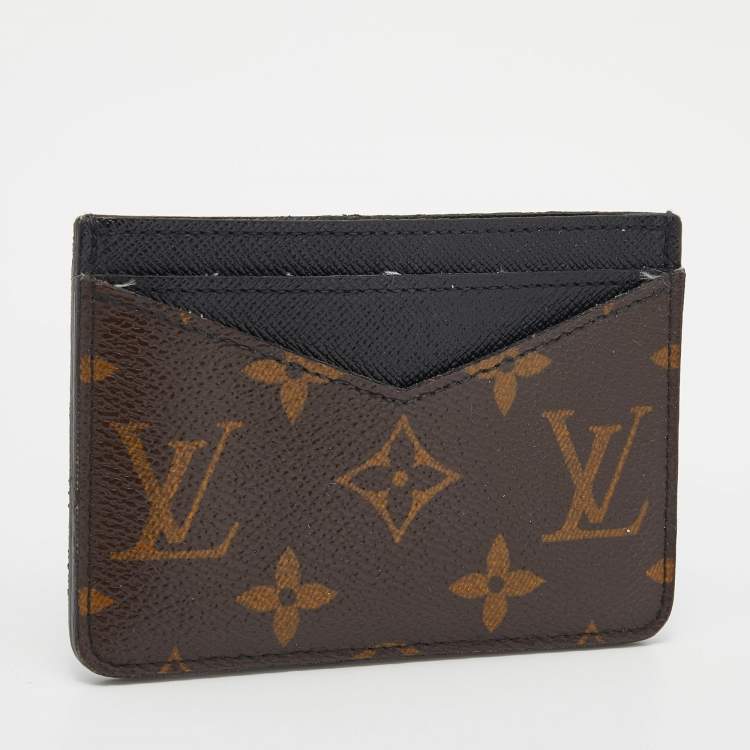 مملوكة مسبقًا Louis Vuitton Monogram Macassar Canvas Neo Porte Cartes Card Holder