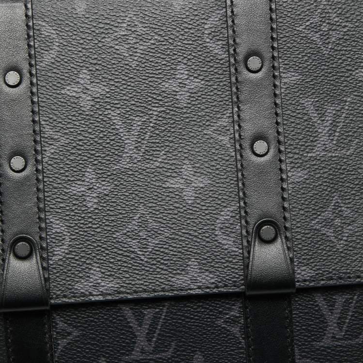 Pre Owned Louis Vuitton Monogram Eclipse Canvas Trunk Messenger Bag