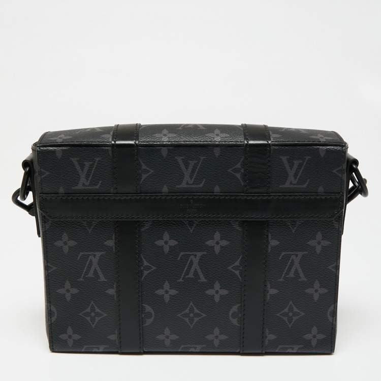 Pre Owned Louis Vuitton Monogram Eclipse Canvas Trunk Messenger Bag