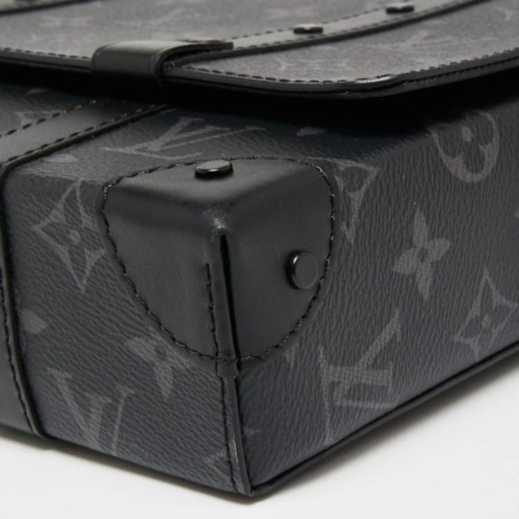 Pre Owned Louis Vuitton Monogram Eclipse Canvas Trunk Messenger Bag
