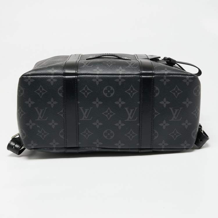 Pre Owned Louis Vuitton Monogram Eclipse Canvas Tote Backpack