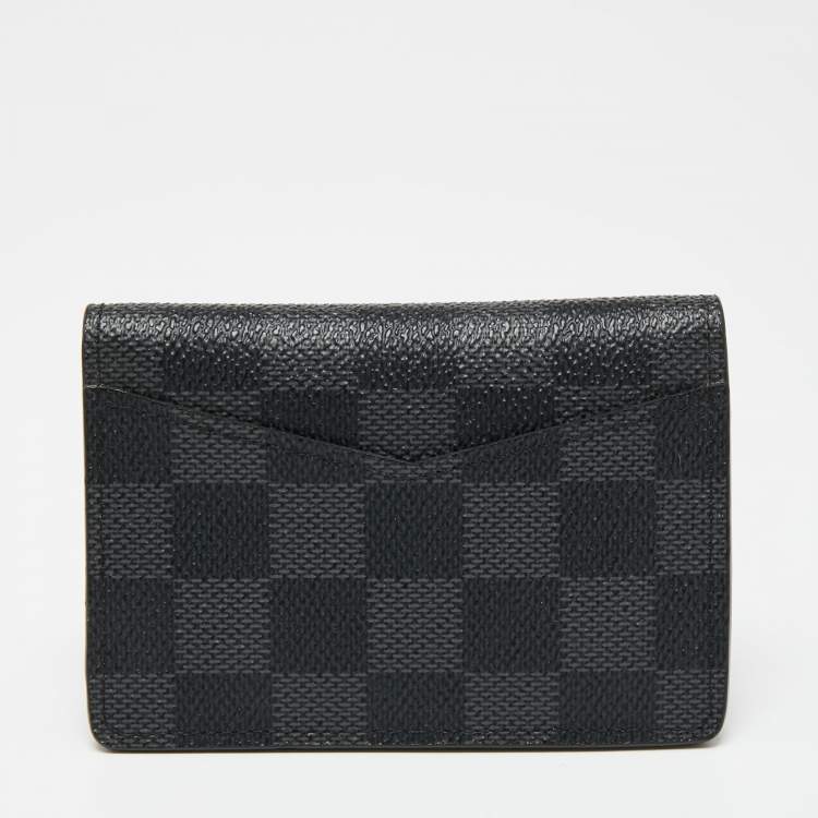 Pre Owned Louis Vuitton Damier Graphite Canvas Pocket Organizer