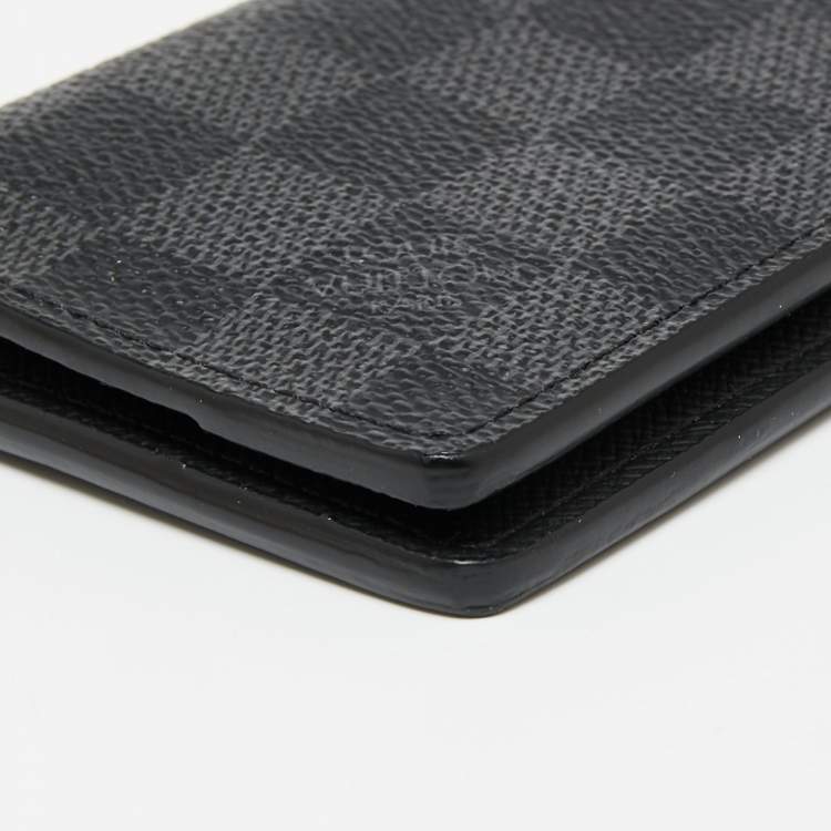 Pre Owned Louis Vuitton Damier Graphite Canvas Pocket Organizer