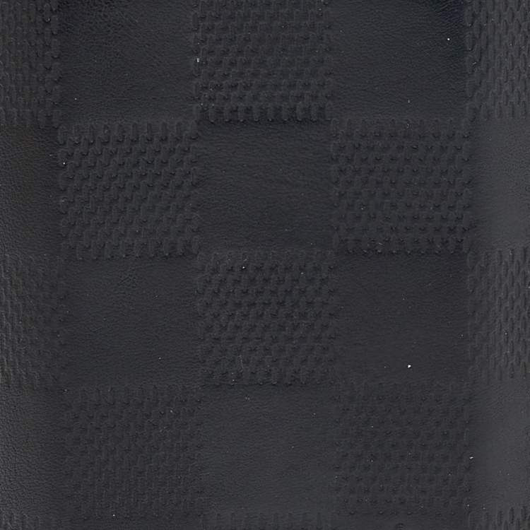 Pre Owned Louis Vuitton Black Damier Infini Leather Pocket Organizer
