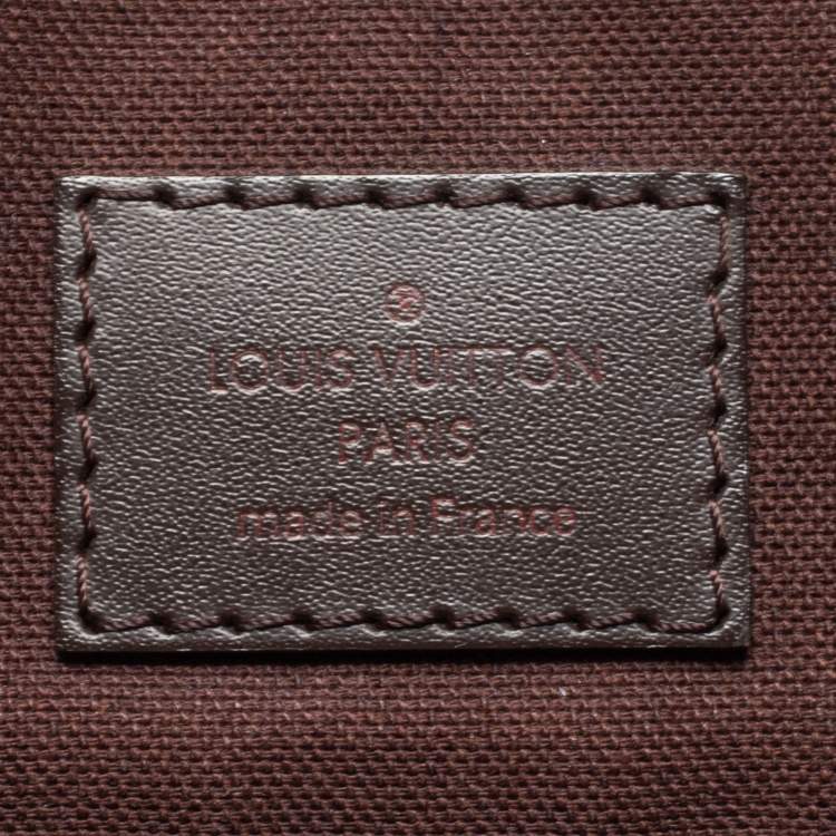 Pre Owned Louis Vuitton Damier Ebene Canvas District MM Bag