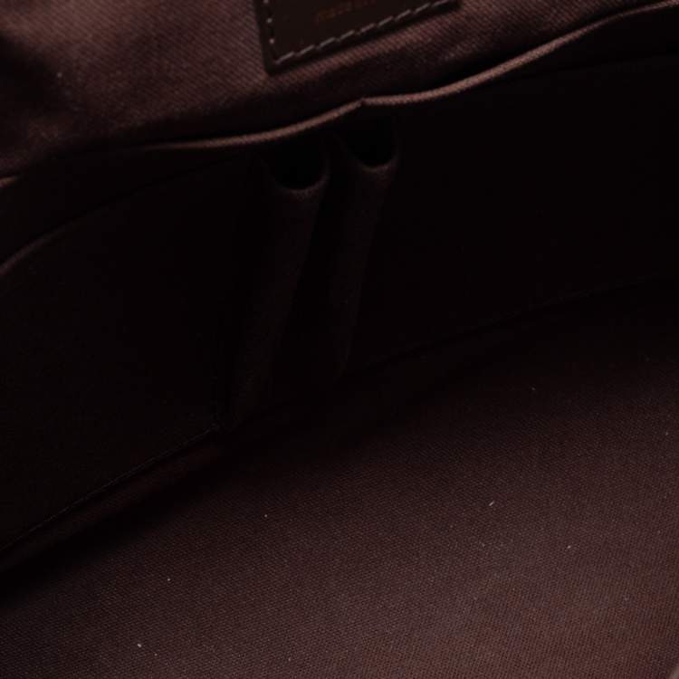 Pre Owned Louis Vuitton Damier Ebene Canvas District MM Bag