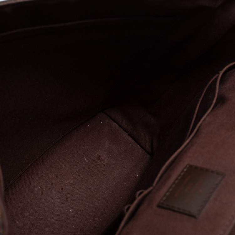 Pre Owned Louis Vuitton Damier Ebene Canvas District MM Bag