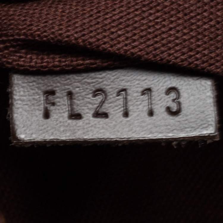 Pre Owned Louis Vuitton Damier Ebene Canvas District MM Bag