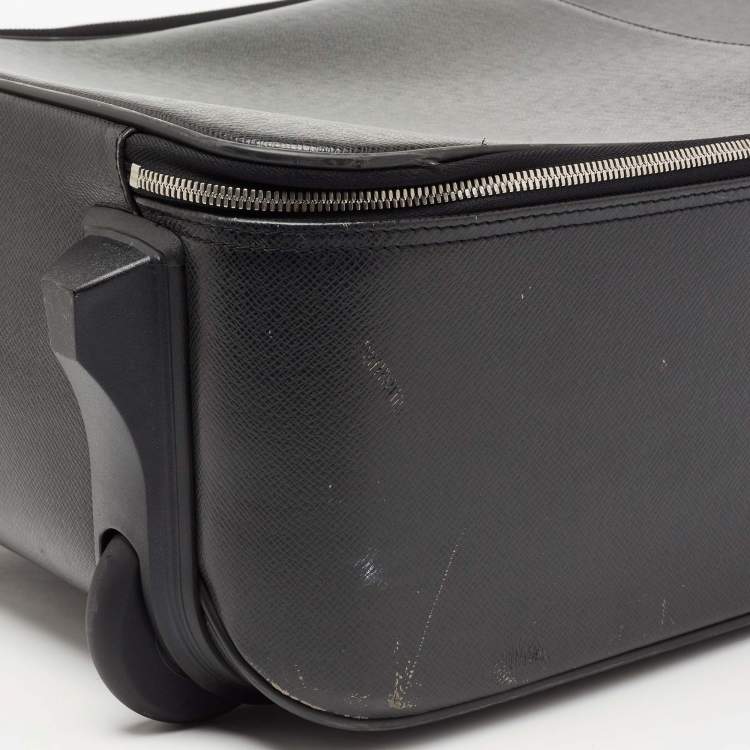 Pre Owned Louis Vuitton Ardoise Taiga Leather Pegase 45 Business Luggage