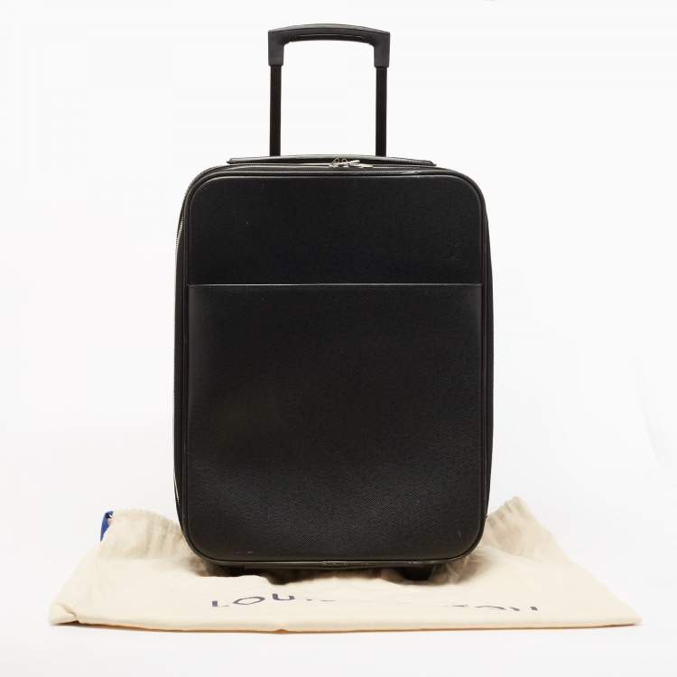 Pre Owned Louis Vuitton Ardoise Taiga Leather Pegase 45 Business Luggage