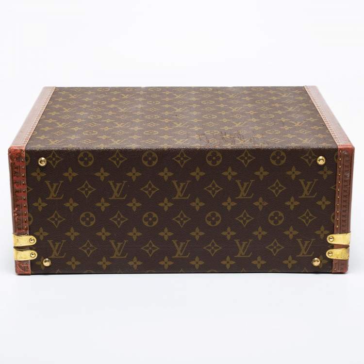 Pre Owned Louis Vuitton Monogram Canvas President Trunk Case