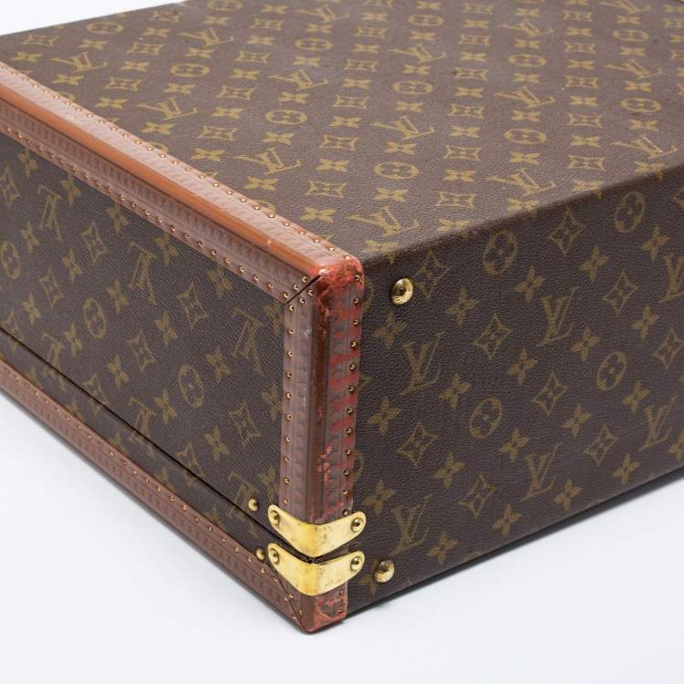 Pre Owned Louis Vuitton Monogram Canvas President Trunk Case