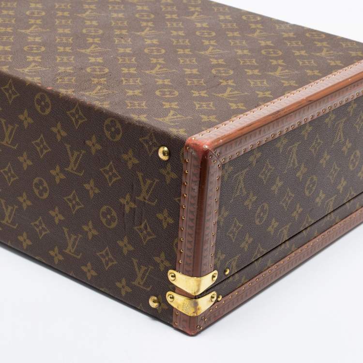 Pre Owned Louis Vuitton Monogram Canvas President Trunk Case