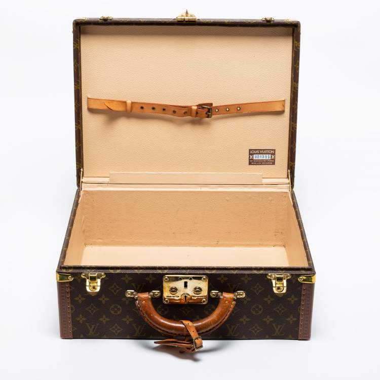 Pre Owned Louis Vuitton Monogram Canvas President Trunk Case