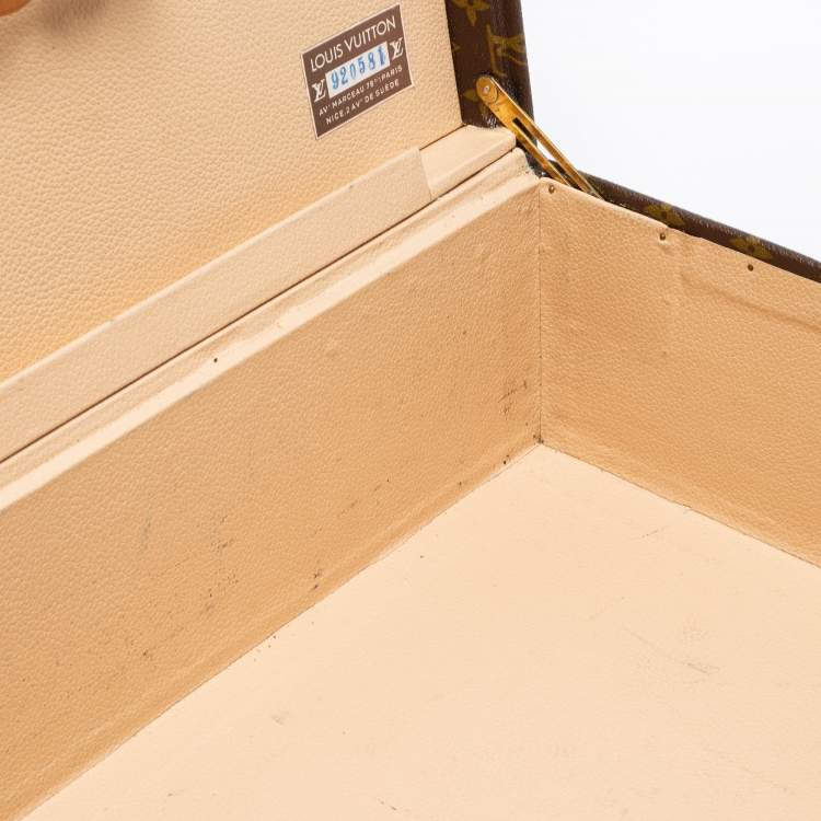 Pre Owned Louis Vuitton Monogram Canvas President Trunk Case