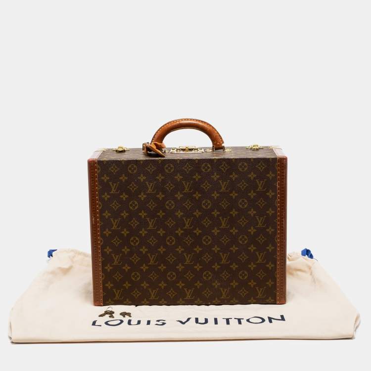 Pre Owned Louis Vuitton Monogram Canvas President Trunk Case