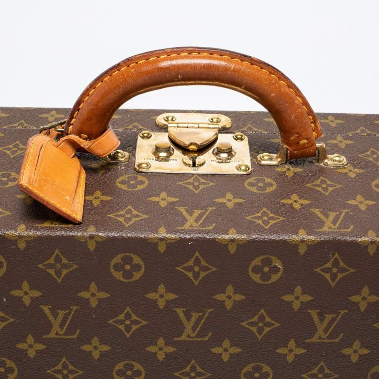 Pre Owned Louis Vuitton Monogram Canvas President Trunk Case
