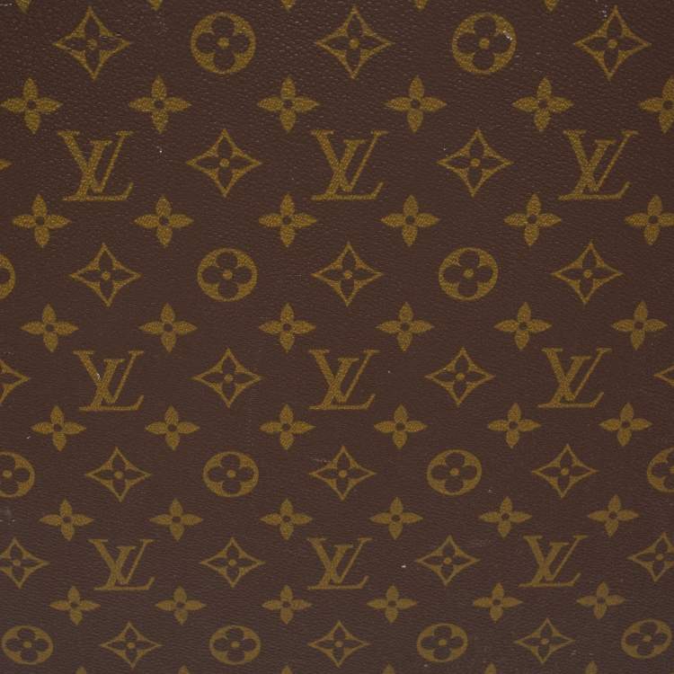 Pre Owned Louis Vuitton Monogram Canvas President Trunk Case