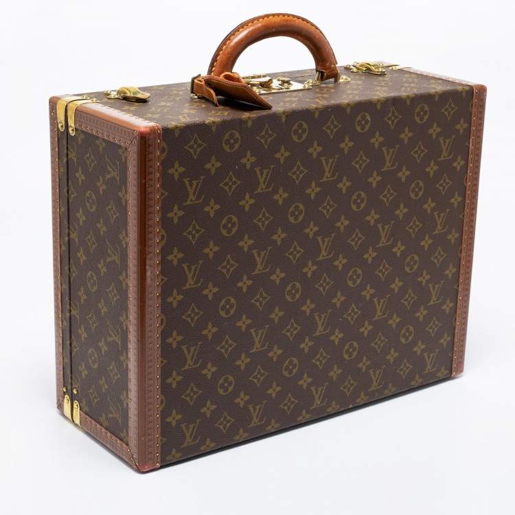 Pre Owned Louis Vuitton Monogram Canvas President Trunk Case