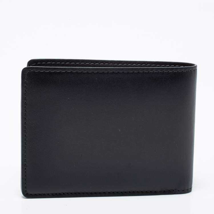 Pre Owned Louis Vuitton Dark Grey Leather Multiple Wallet