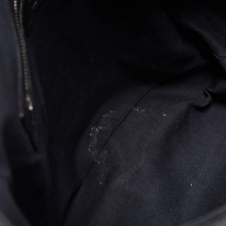 Pre Owned Louis Vuitton Black Taiga Leather Roman MM Bag