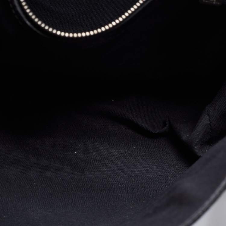 Pre Owned Louis Vuitton Black Taiga Leather Roman MM Bag