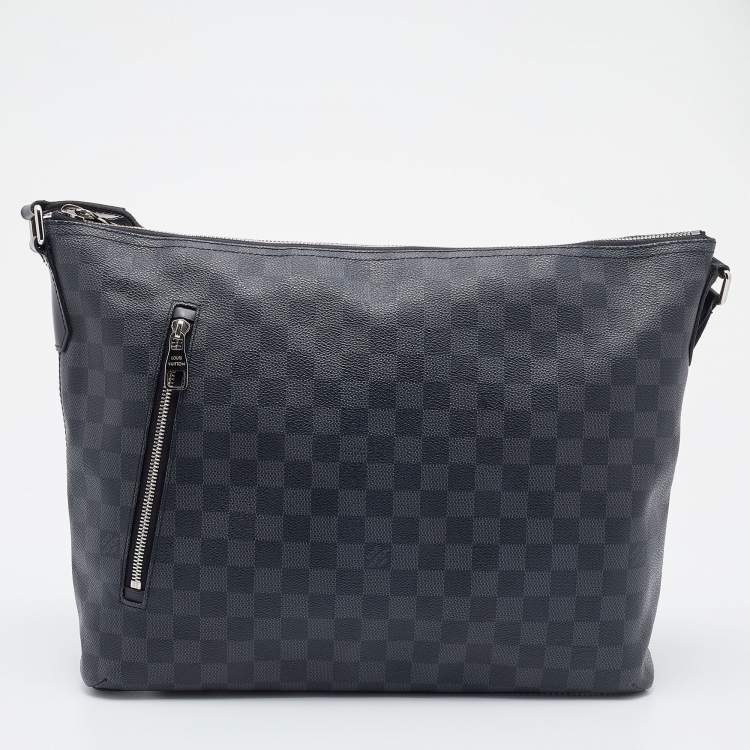 Pre Owned Louis Vuitton Damier Graphite Canvas Mick GM Bag